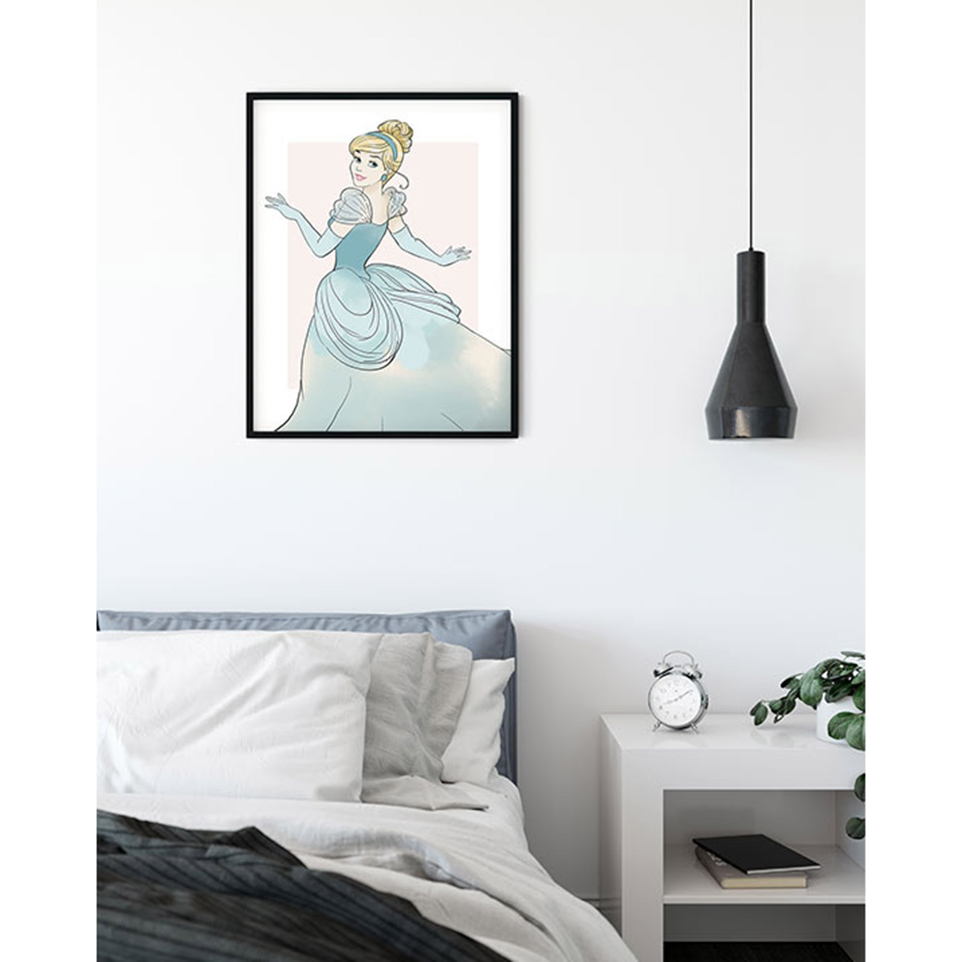 Wandbild CINDERELLA BEAUTY - bunt - 50x70 cm