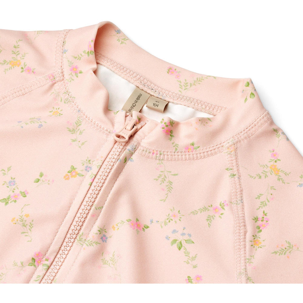 Køb Wheat Powder Checked Flowers Badeheldragt S/S Cas