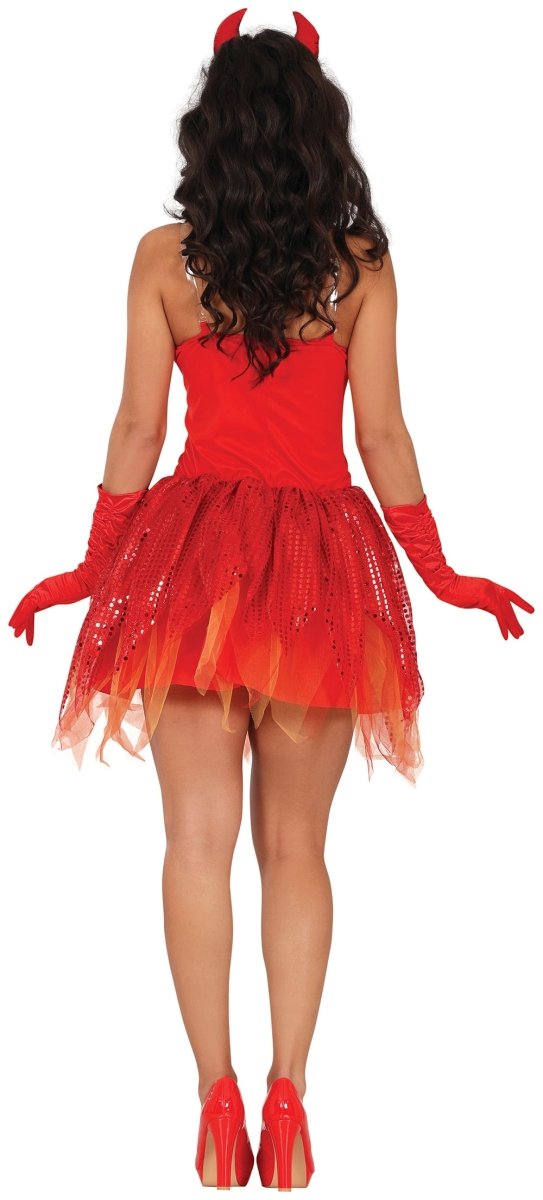 Halloween Jurk Rood Dames Sexy Duivel