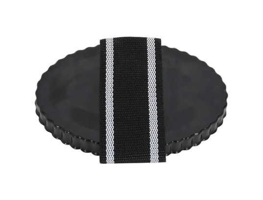 VIDAXL - Gant de toilette étrilles 3 pcs noir acier
