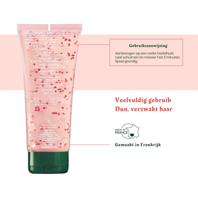 René Furterer Shampooing repulpant Tonucia Natural Filler - Tube de 200 ml