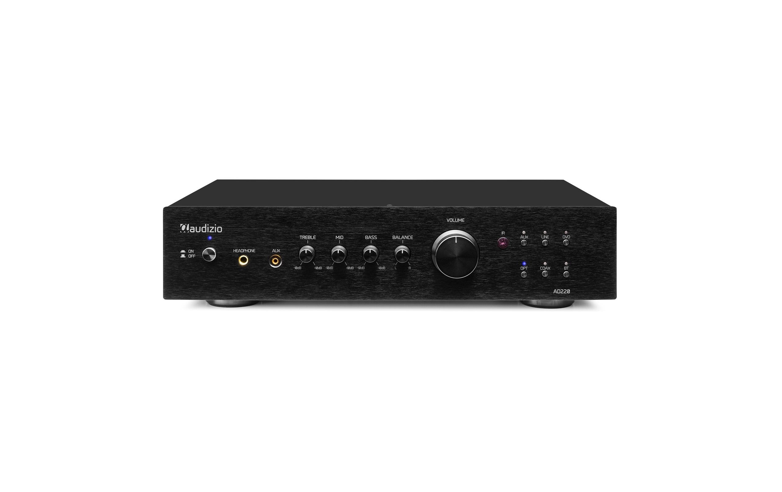 Stereo-Verstärker AD220B Schwarz<br>Vielseitiger 2-Kanal-Verstärker mit grosser Funktionalität