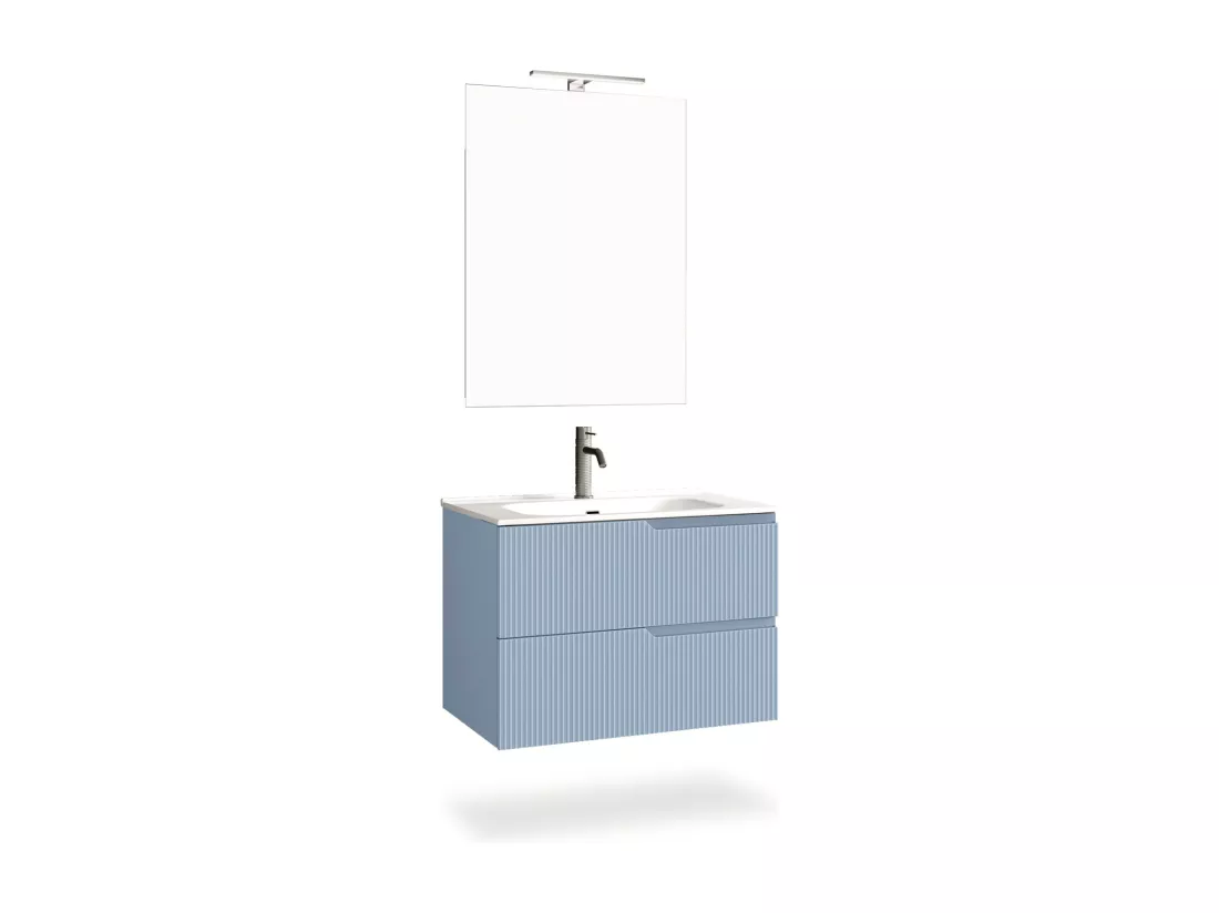 Ensemble salle de bain 4 pièces VENERE bleu tiffany