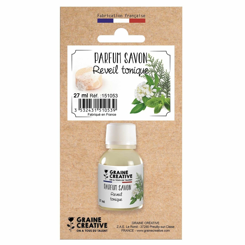 Parfum pour savon - réveil tonique 27 ml