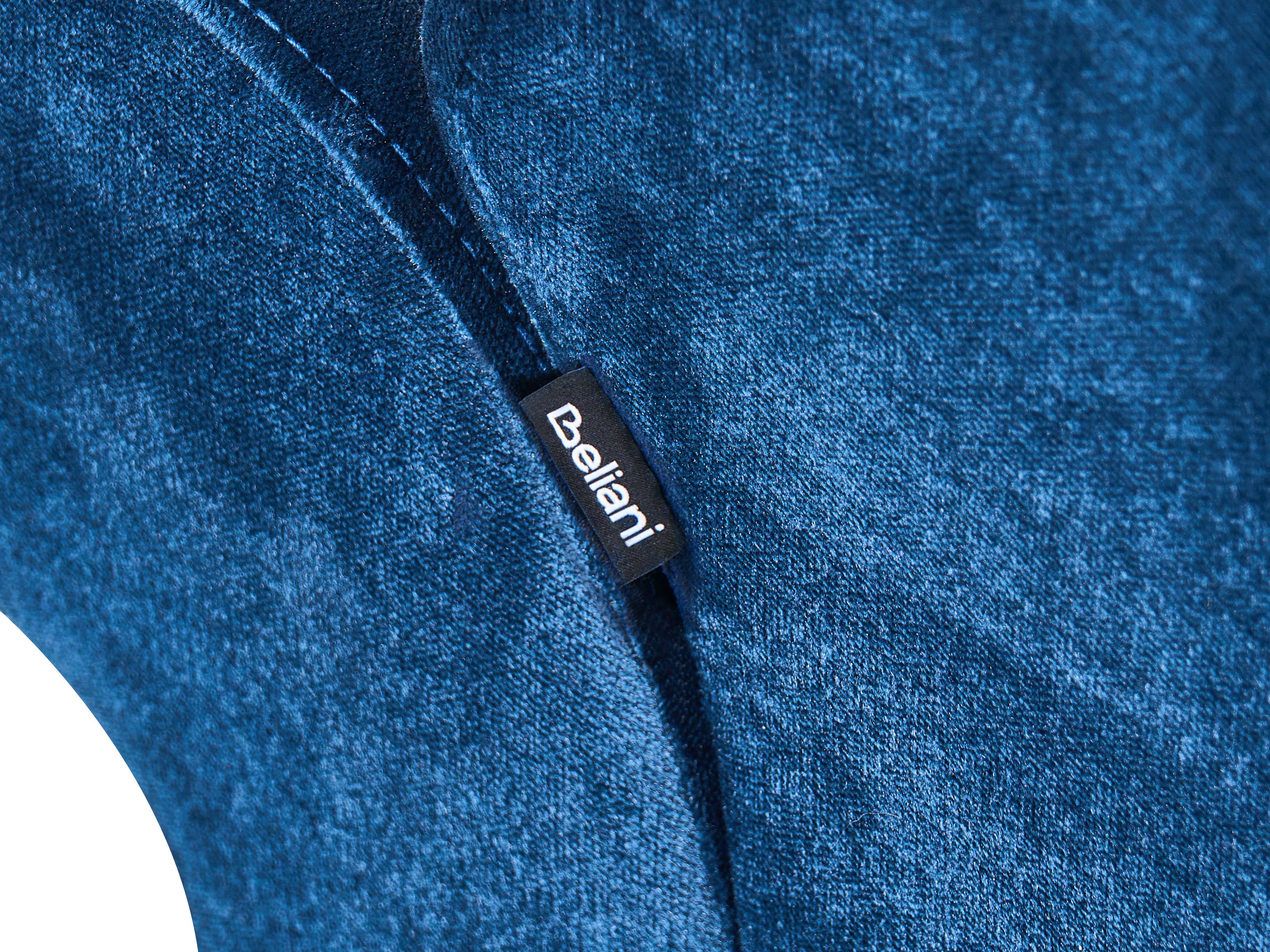 Bankenset 5-zits SKIEN Fluweel Marineblauw