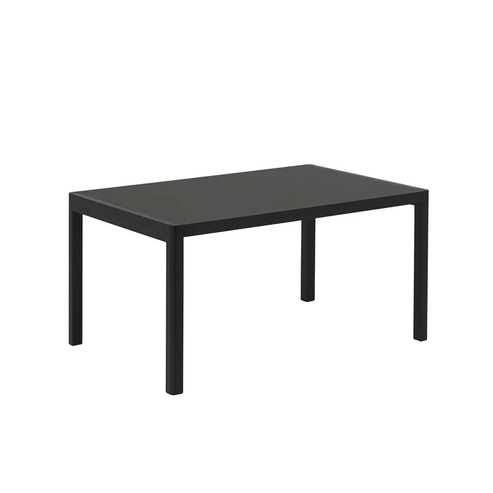 Muuto - Workshop Esstisch, 140 x 92 cm, schwarz