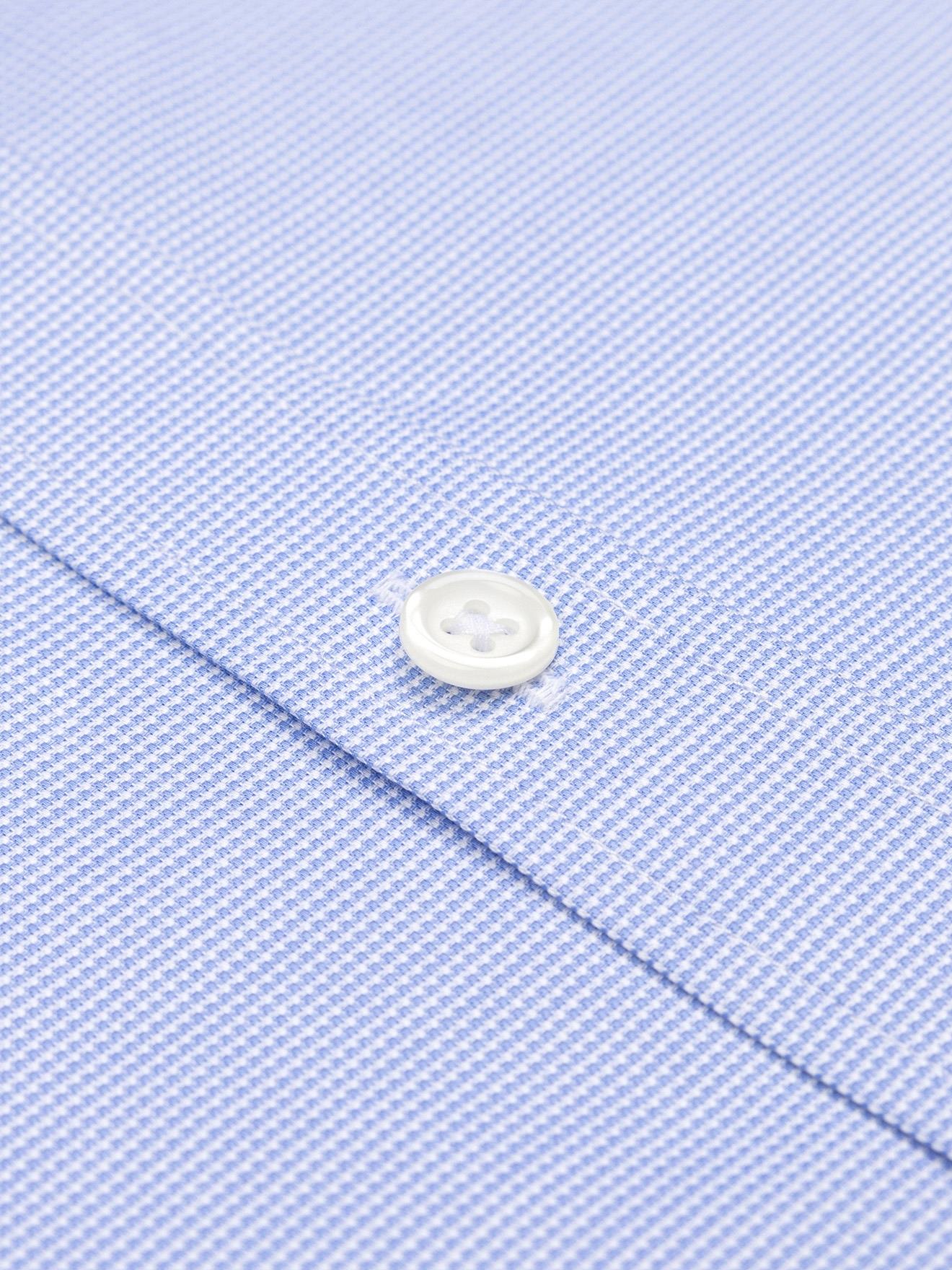 Chemise cintrée Conan texturée ciel