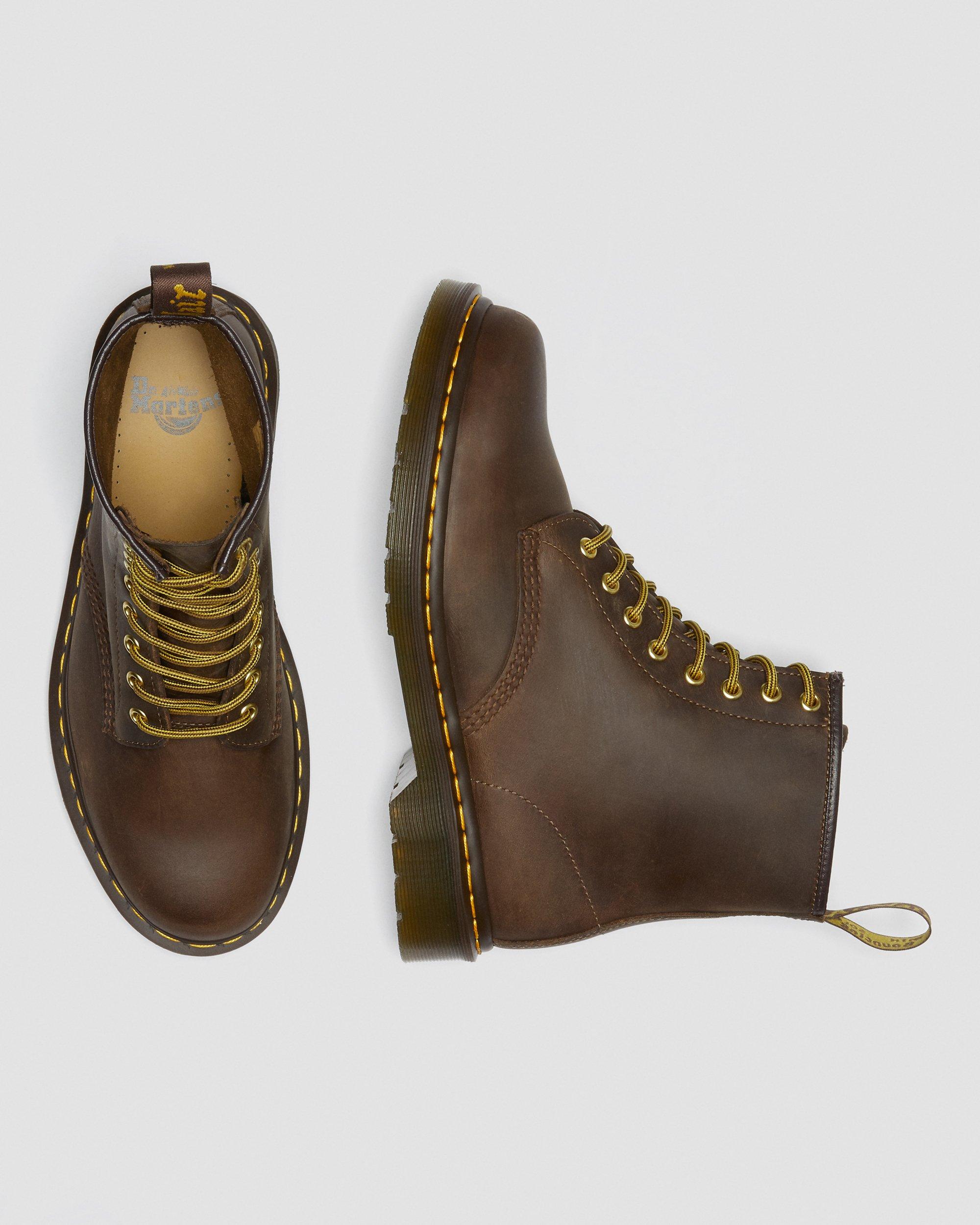 1460 Crazy Horse Leather Lace Up Boots