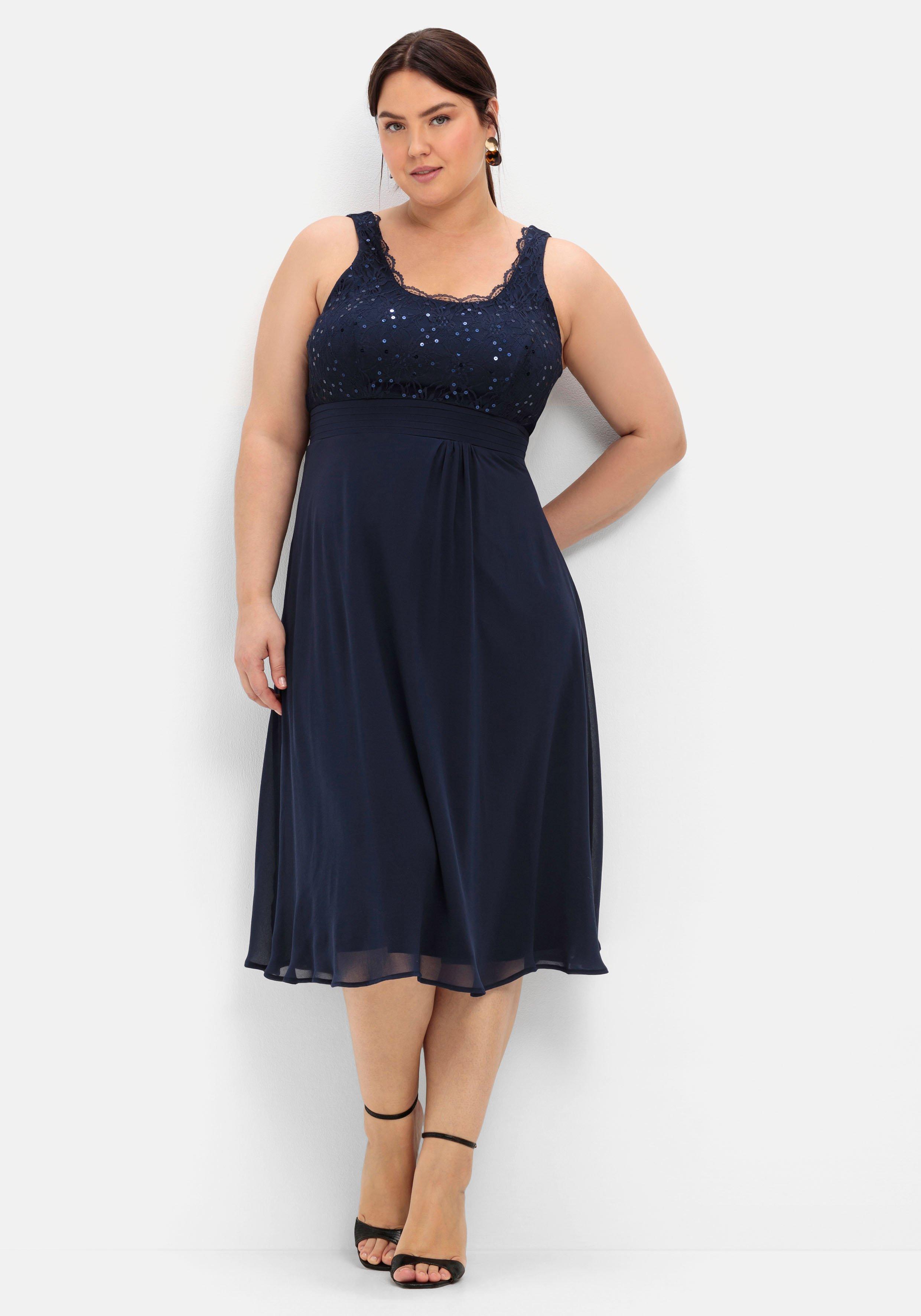 Abendkleid mit Spitze