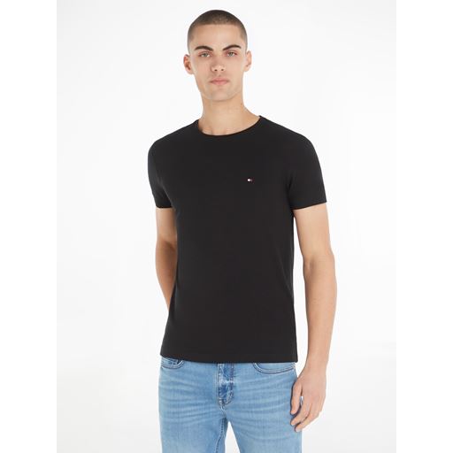 Tommy Hilfiger Core Stretch Slim T-shirt, Black, L