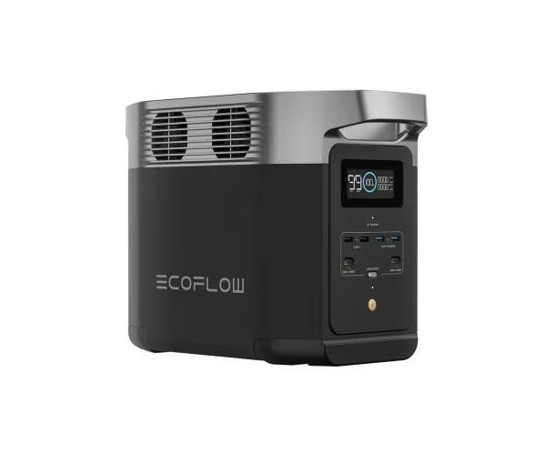 EcoFlow Delta 2 - Transportabel strømstation - litiumjernfosfat - 1024 Wh - Wi-Fi, Bluetooth - output-stikforbindelser: 13 - Europa