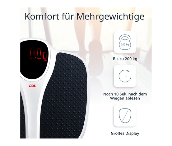 Digitale Personenwaage, bis zu 200 kg