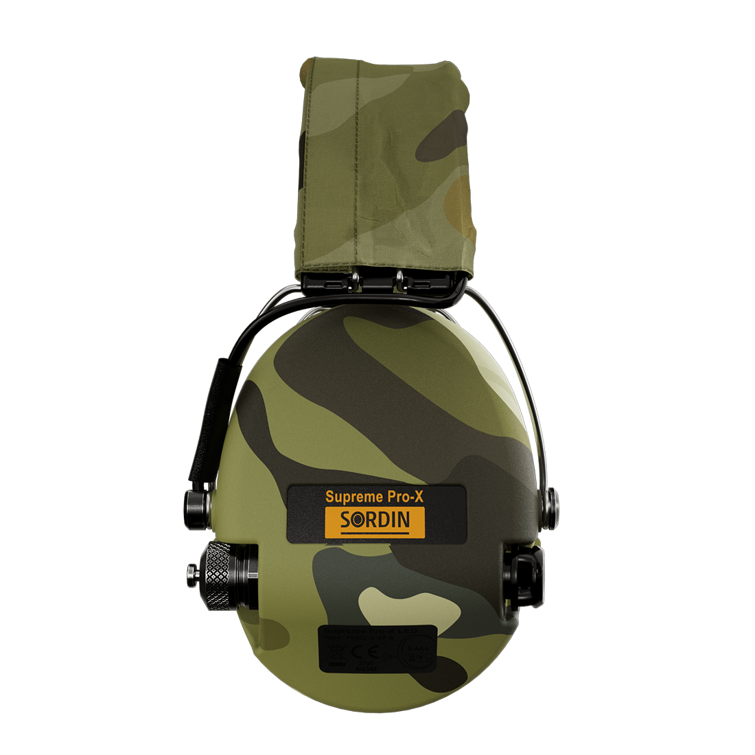 Sordin Supreme Pro-X LED HEAR2, Camo<br>4 ulike lydprofiler!