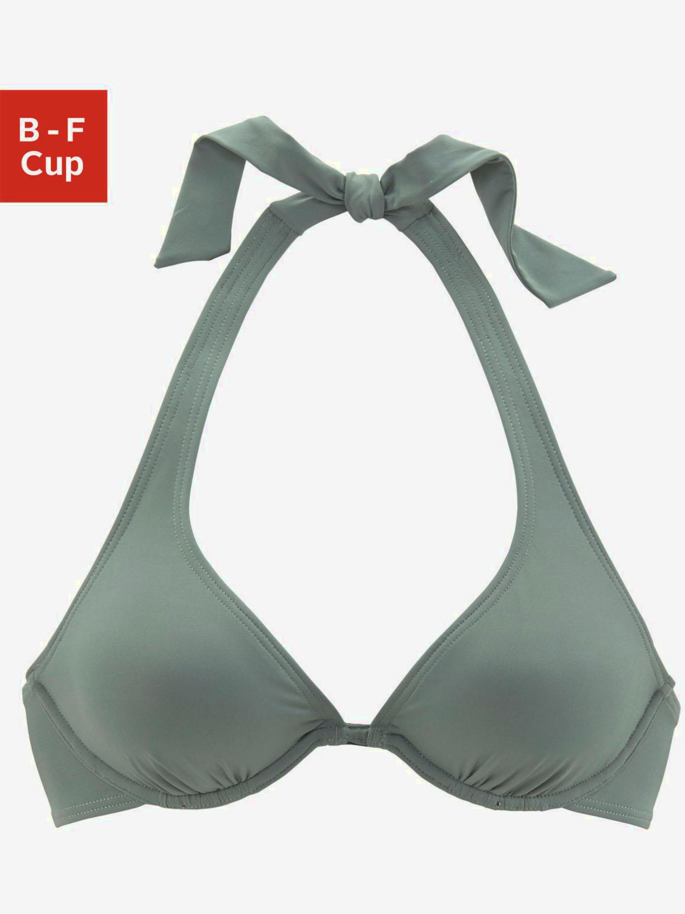 Haut de maillot de bain à armatures bonnets amovibles
