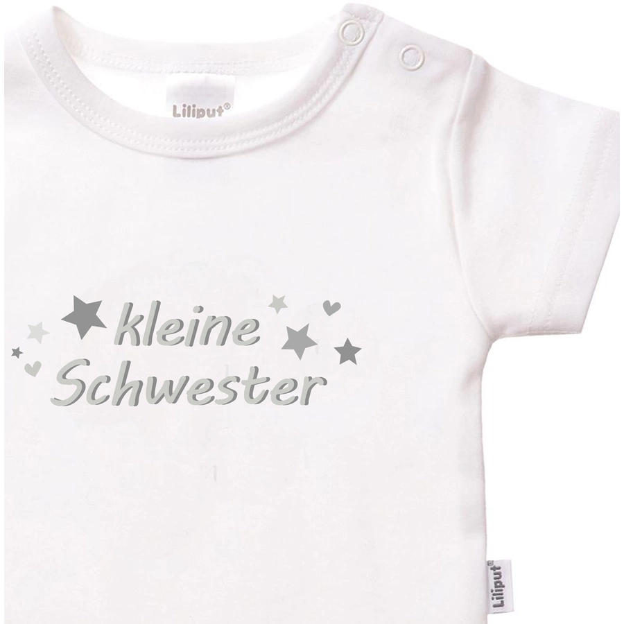 Liliput Baby-Body Kleine Schwester weiß