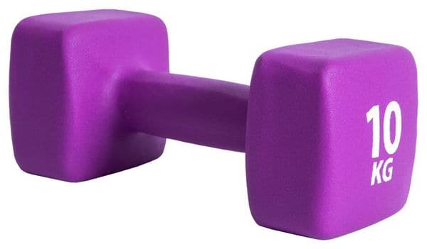 Pure2Improve Haltère 10 kg Néoprène Violet