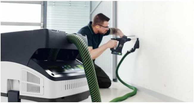 Festool Akku-Absaugmobil CTMC MIDI I-Basic CLEANTEC (mit Hauptfilter, SELFCLEAN Filtersack, Saugschlauch glatt Ø 27/32 x 3,5 mR, Sauger-Fernbedienung)