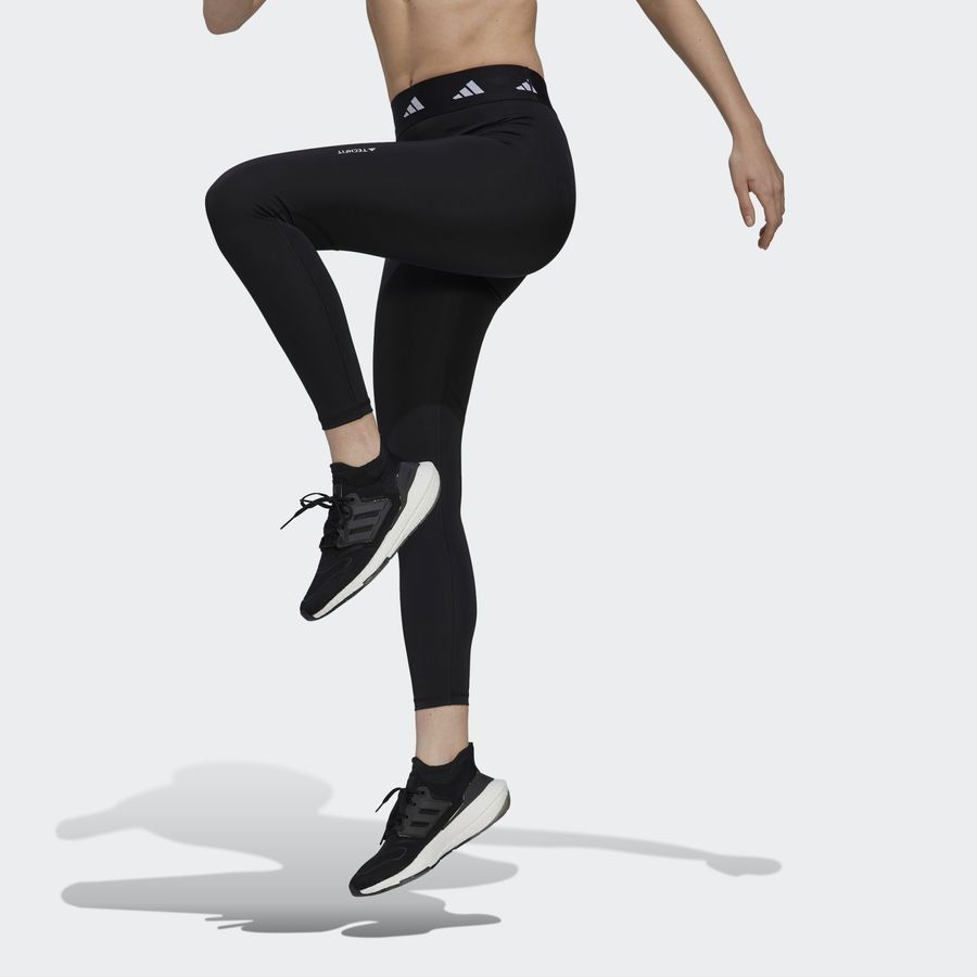 adidas Collant Techfit 7/8 - Noir/Blanc Femme
