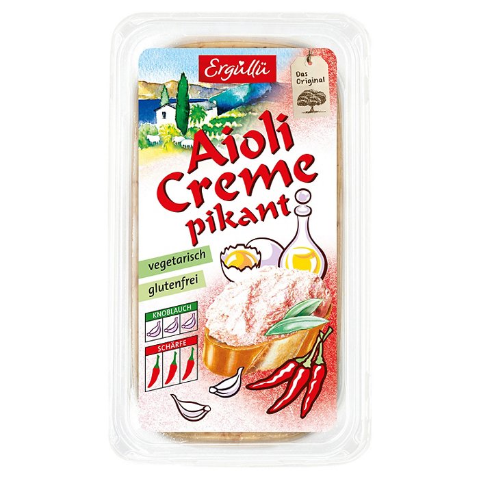ERGÜLLÜ Antipasti Cremes 200 g, Aioli Pikant