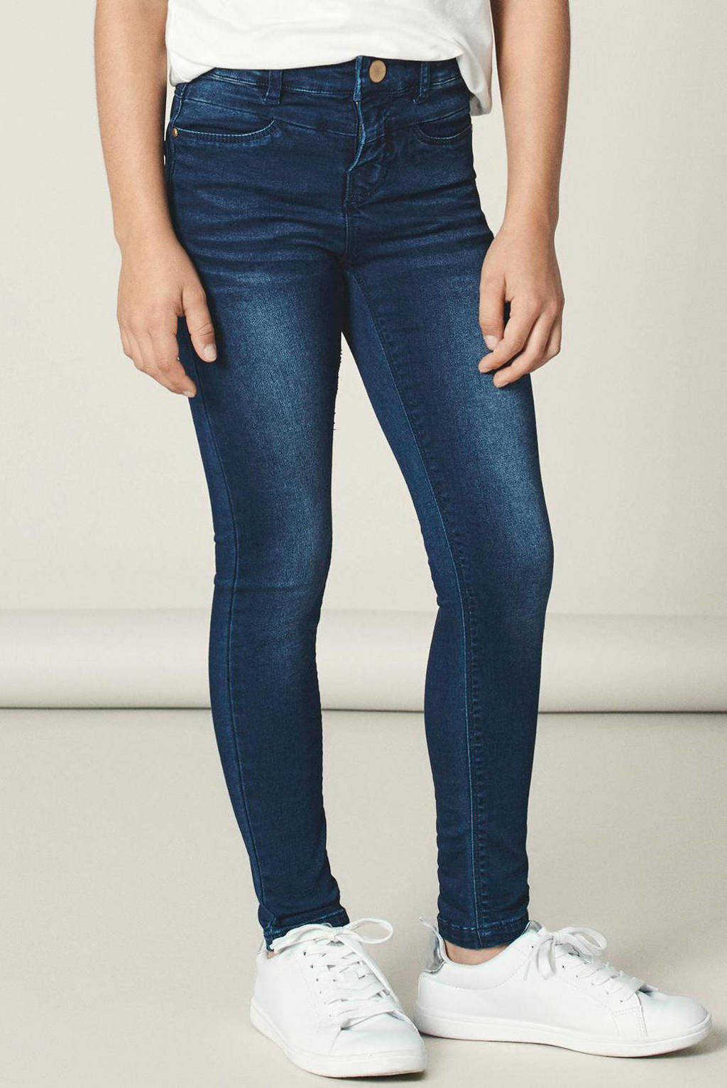 NAME IT skinny fit jeans NKFPOLLY dark denim