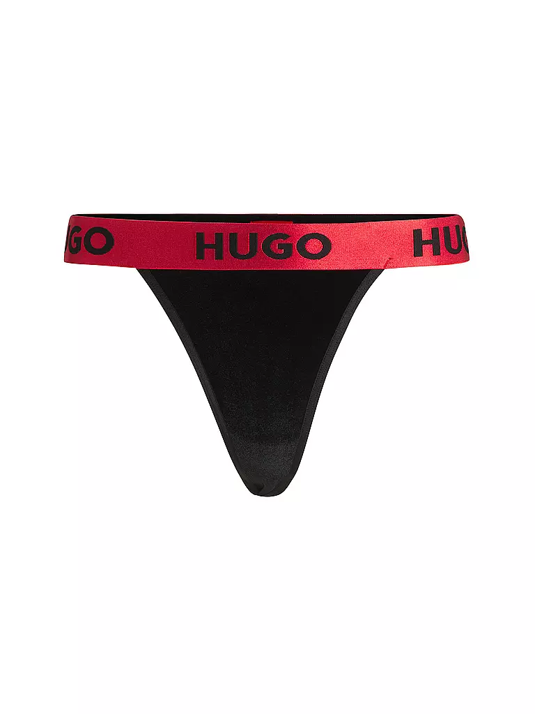 HUGO String VELVET schwarz