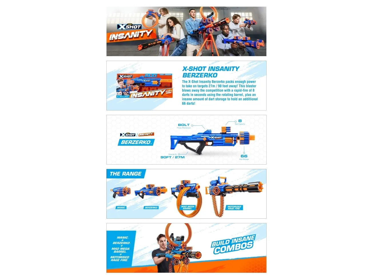 XShot X-Shot – „Insanity Mad Mega Barrel“ (36609)