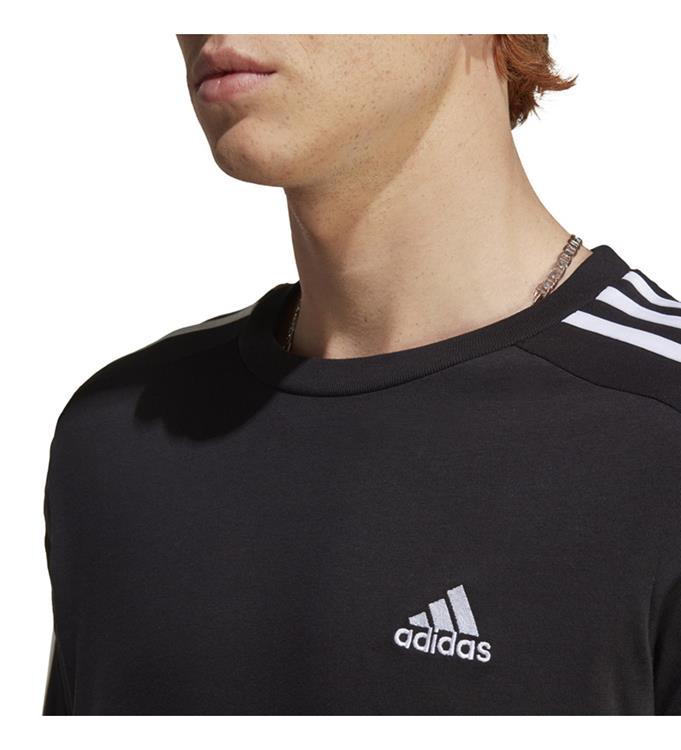 adidas Men Essentials Single Jersey 3-Stripes T-Shirt