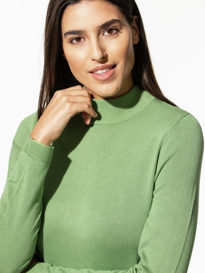 Stehbund-Pullover Hautschmeichler
