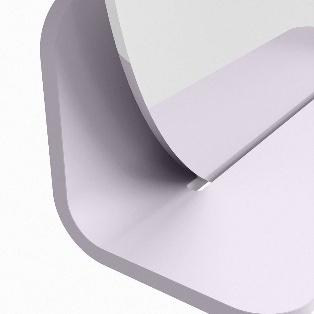 Mondiaz Spot spiegel rond Ø40cm met planchet cale