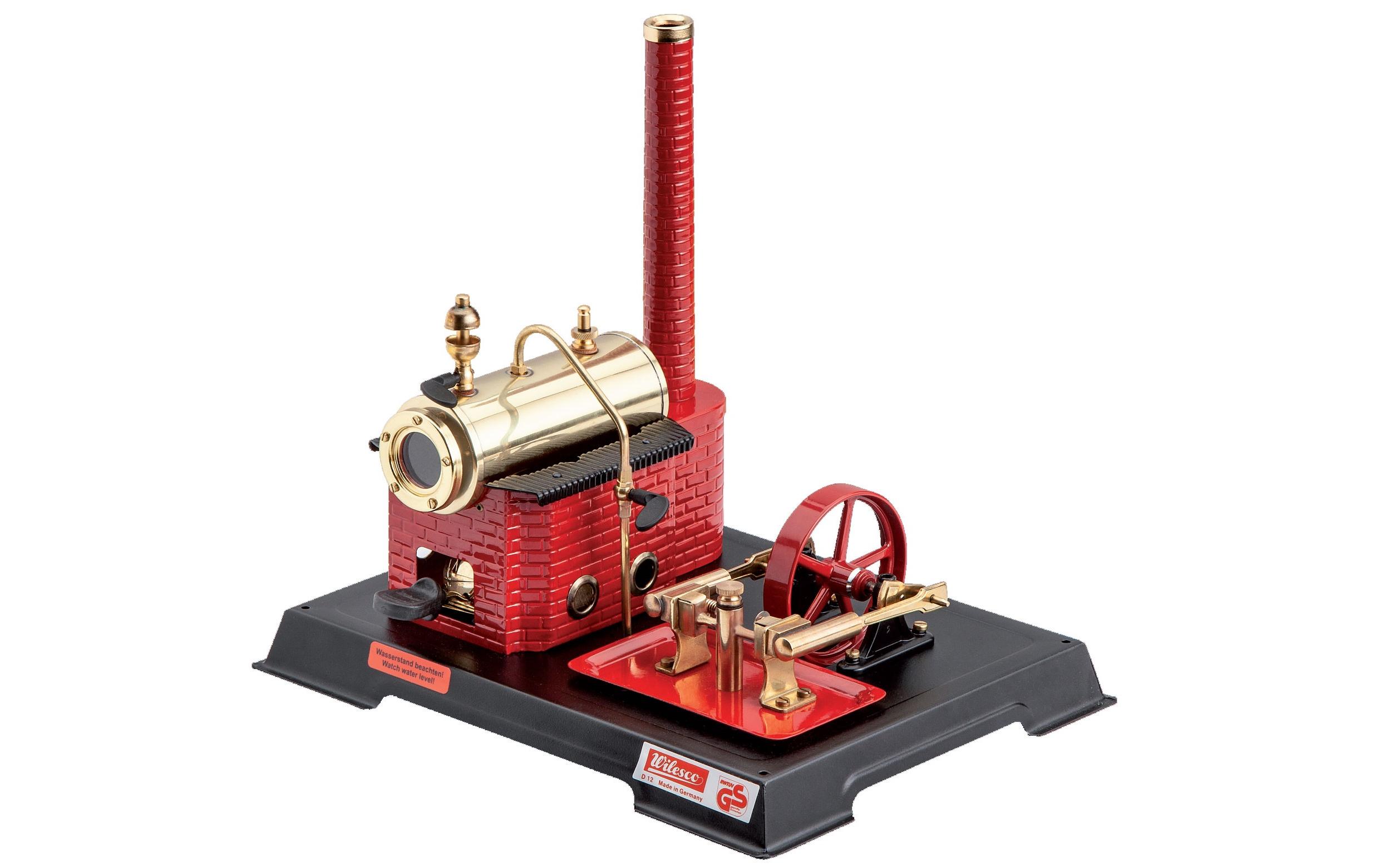 Dampfmaschine D12<br>Stationäre Dampfmaschine mit zwei Schwingzylindern
