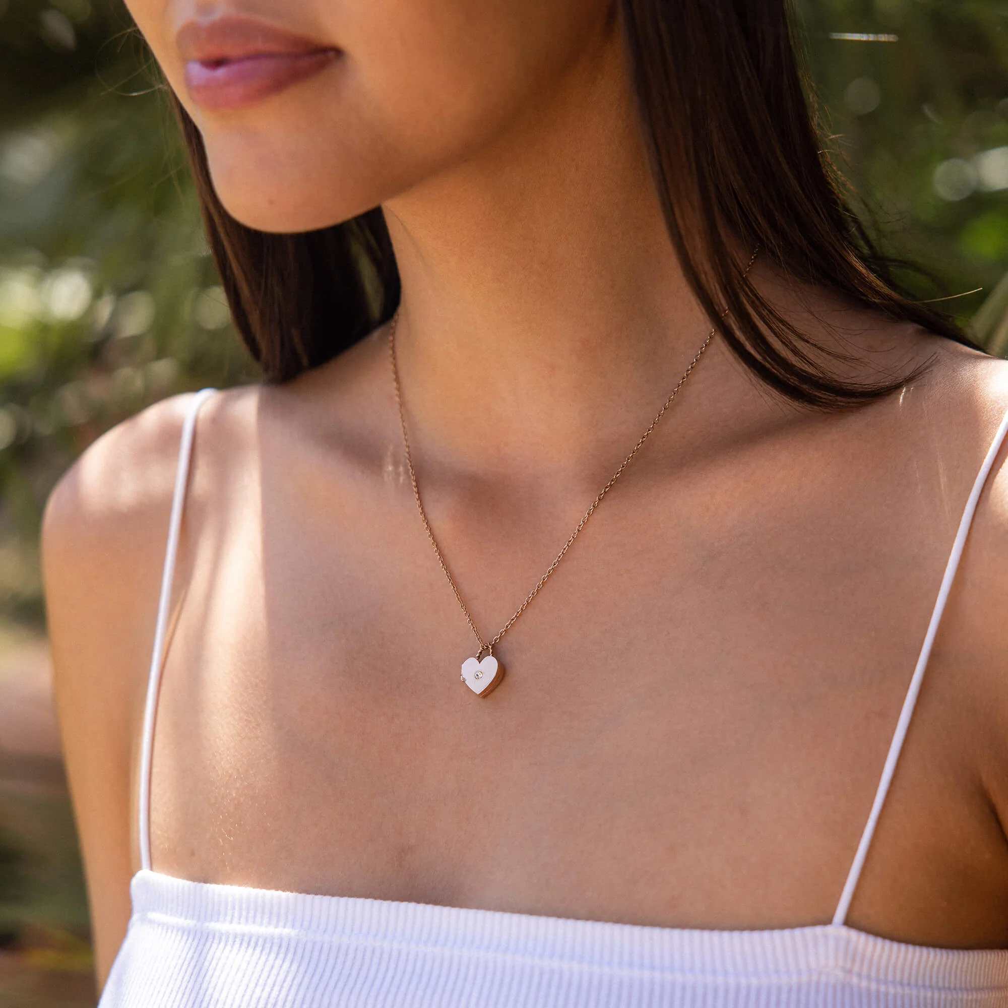 Heartbeat Medaillon Kette - PURELEI
