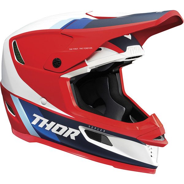 Thor Motocross - Casque Reflex Apex Rouge / Blanc / Bleu