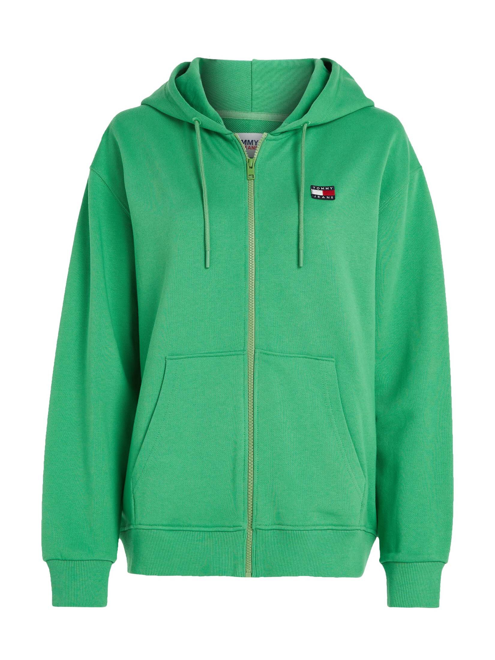 Tommy Jeans| Damen Sweatjacke mit Kapuze TJW RLX XS BADGE ZIP TRHU