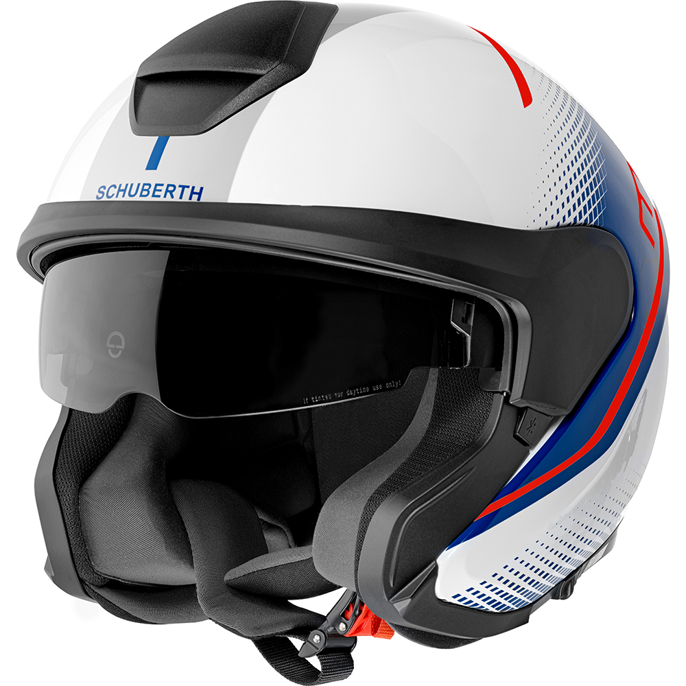 Schuberth - Casque M1 Pro Mercury Blanc / Bleu / Rouge