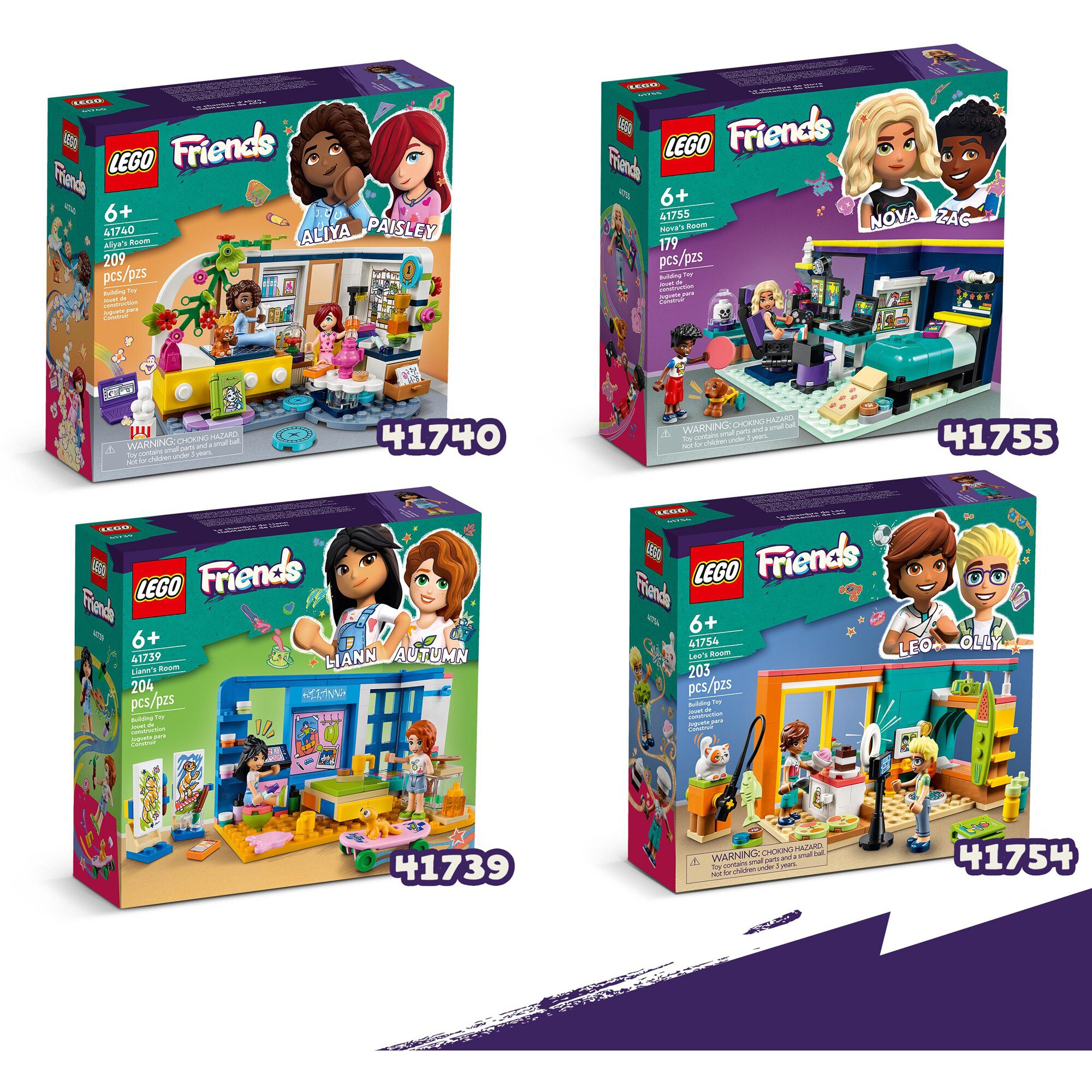LEGO Konstruktionsspielzeug Friends Lianns Zimmer