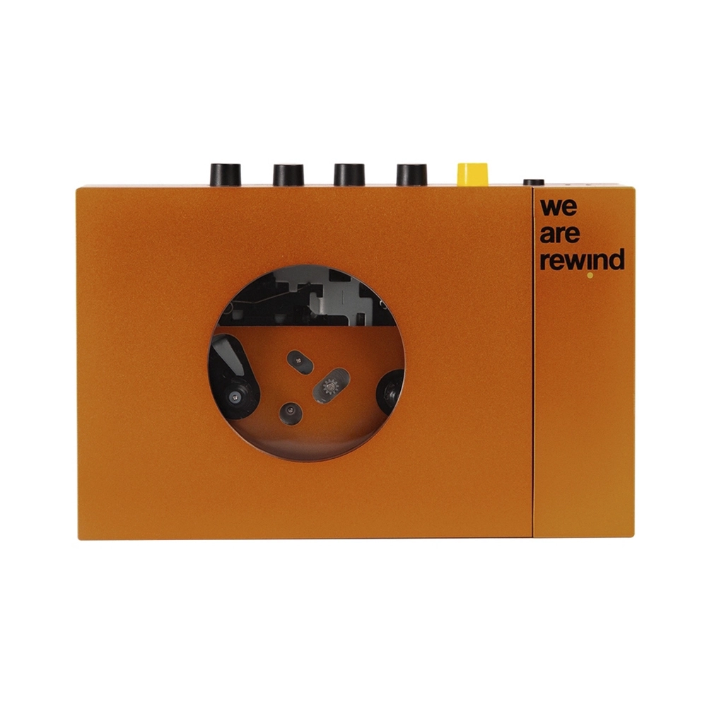 we are rewind Portable BT Serge Kassettenspieler Orange