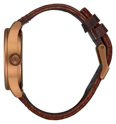 Montre Unisexe Nixon Sentry Leather Bronze/Noir