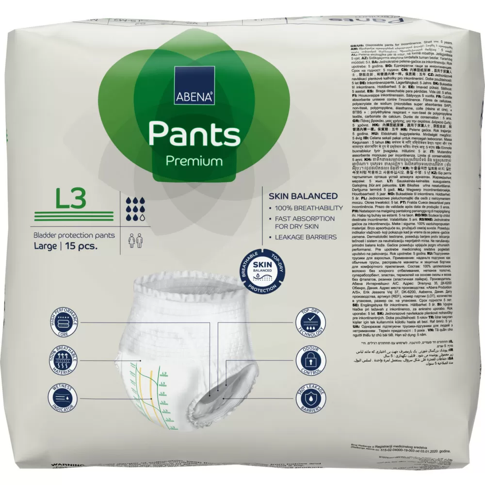 Abena Pants Premium L3 - 15 stk.