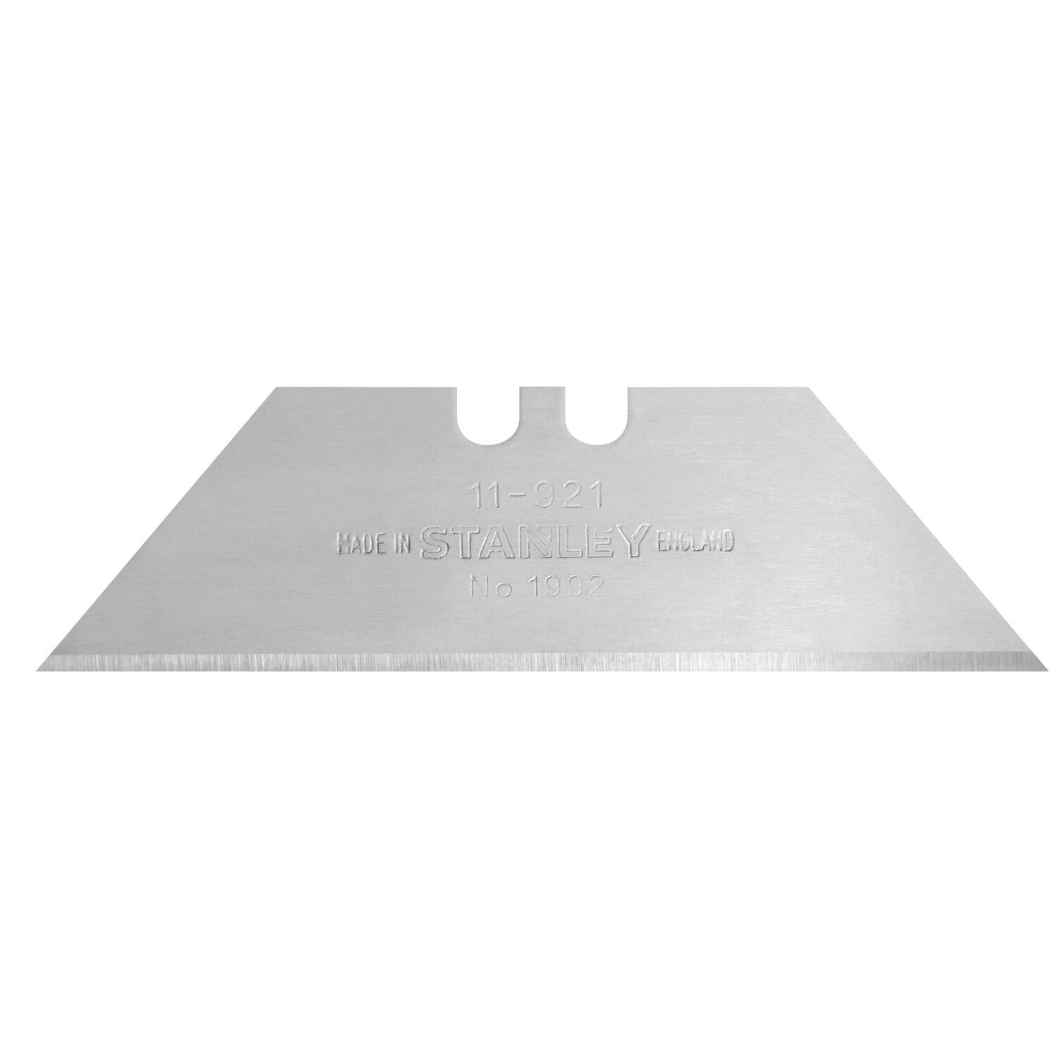 Stanley 0-11-921 Trapeziumreservemesjes 1992 zonder gaten VE=5