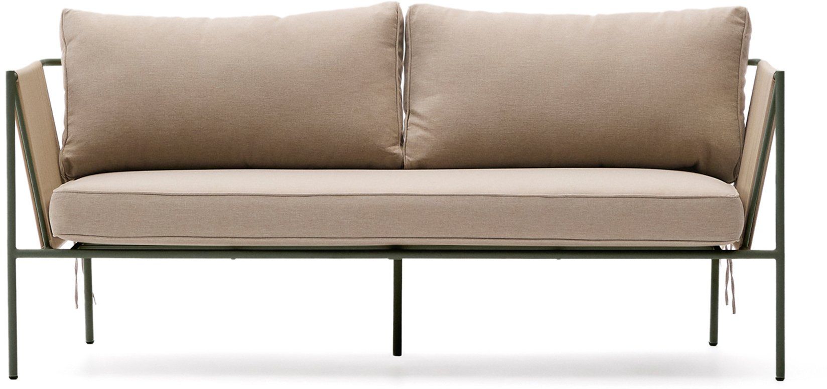Kave Home   Zivia Outdoor 3-Zitsbank