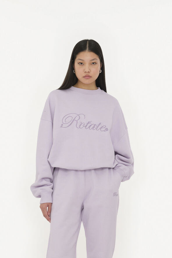 ROTATE Birger Christensen Heavy Sweat Crewneck Orchid petal (purple)