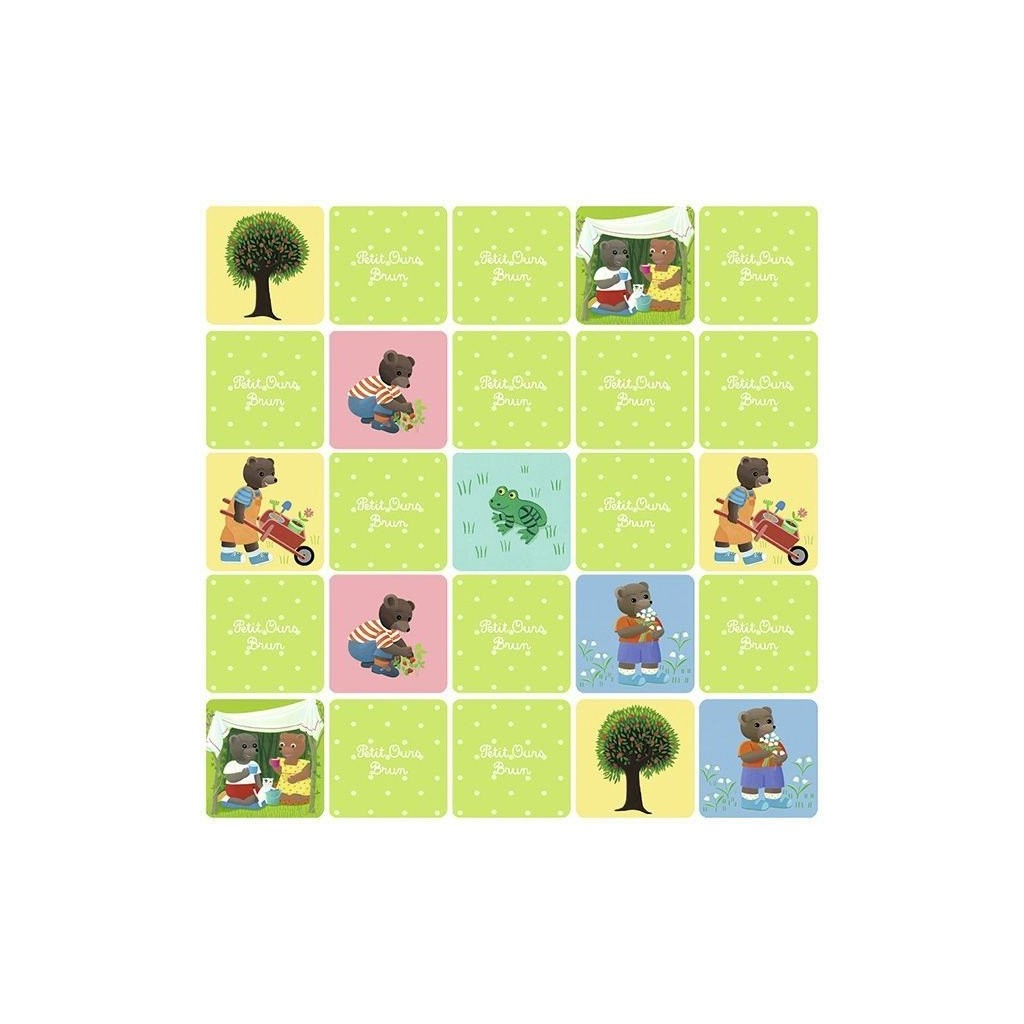 Petit Ours Brun – Mémo du Jardin