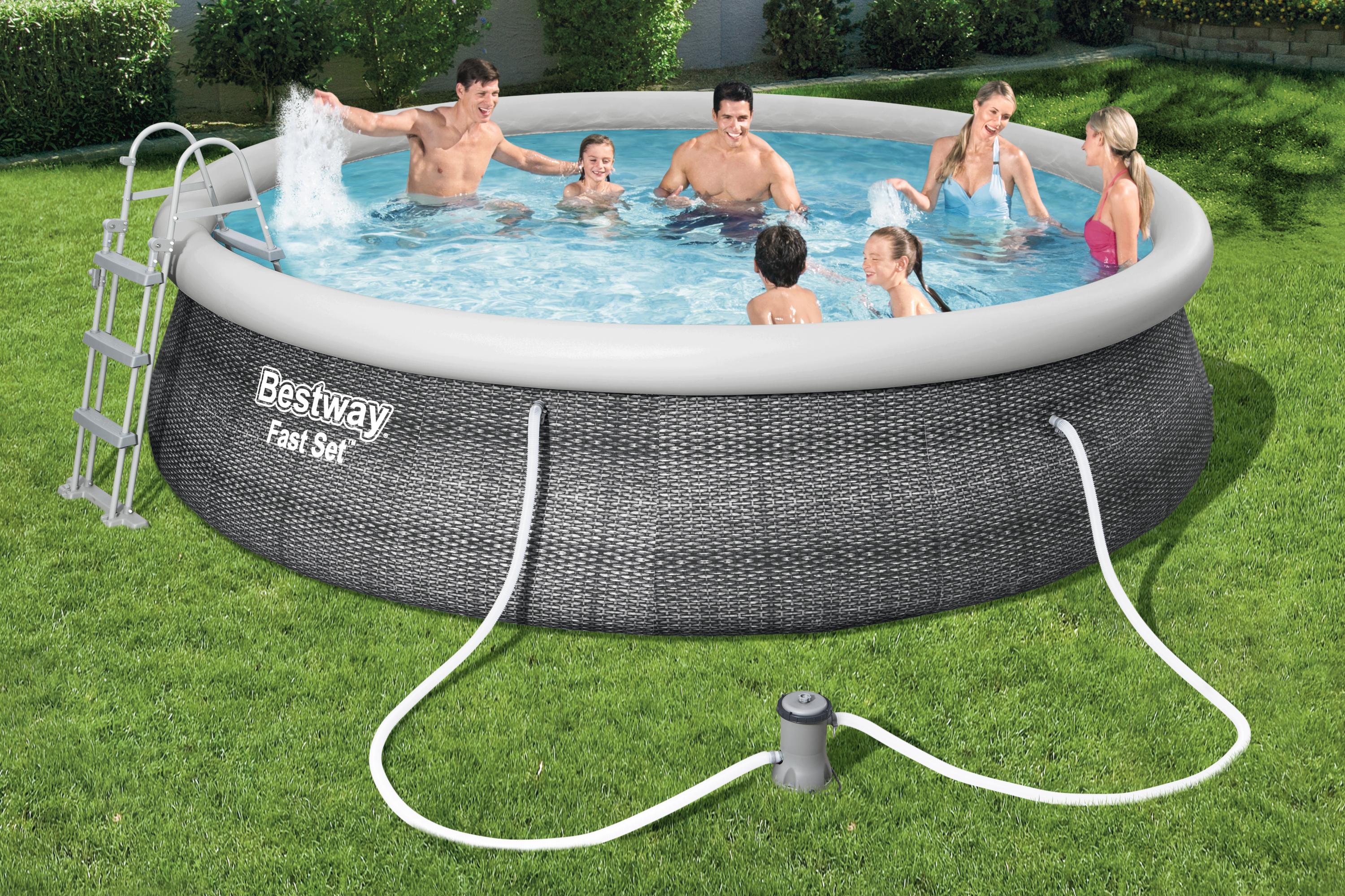 Bestway Pool mit Filterpumpe 457 x 107 cm