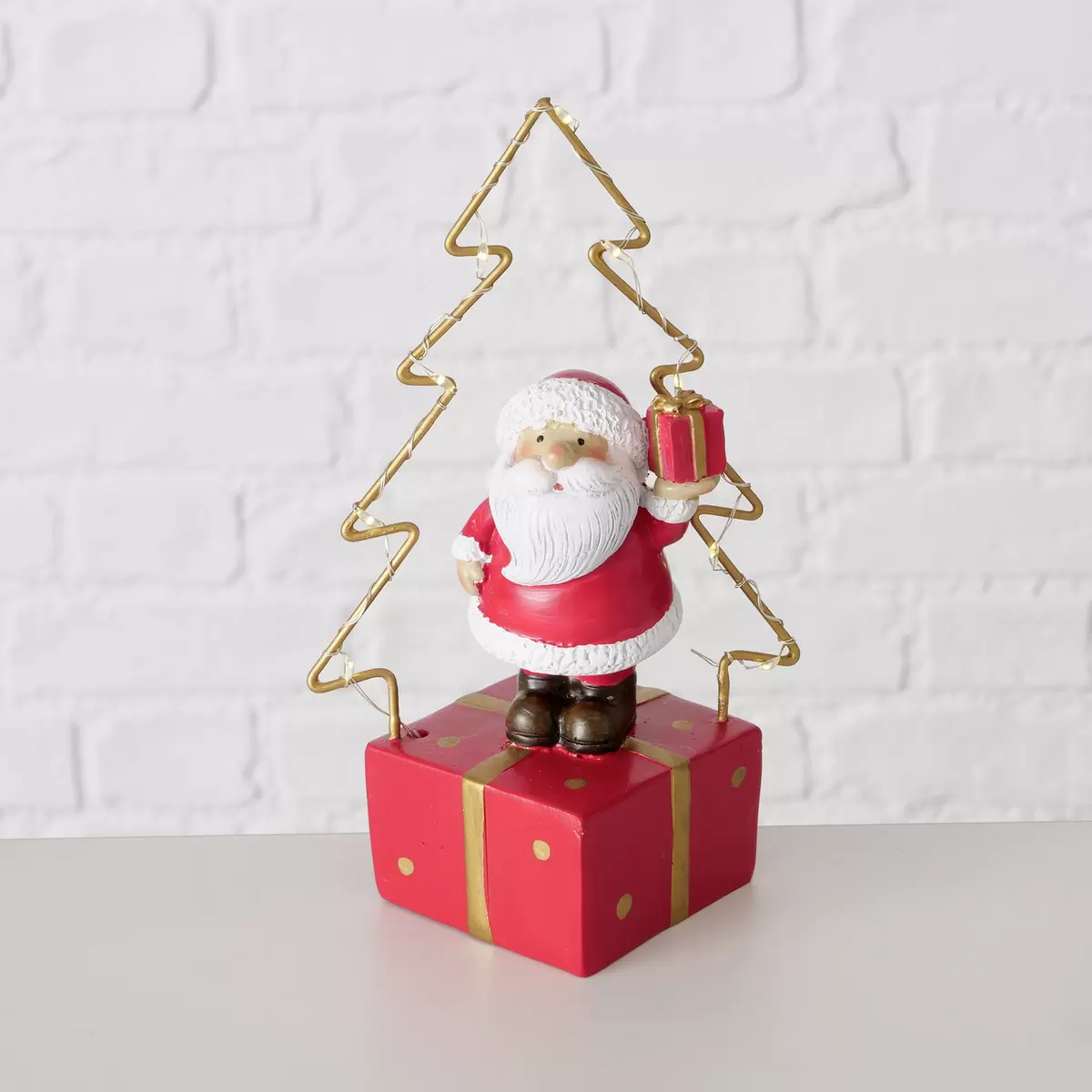 Weihnachtsmann mit LED Clausi Rot