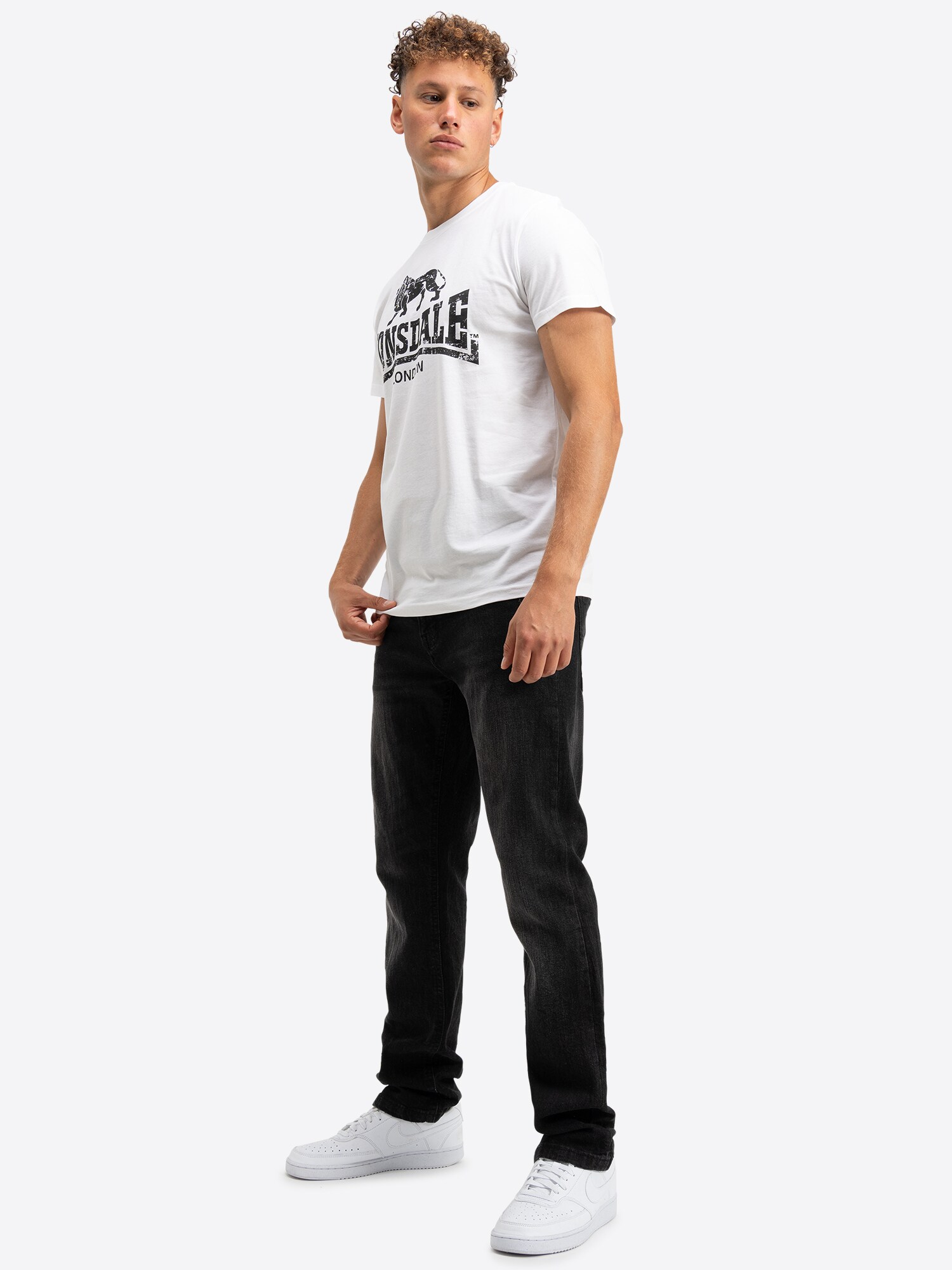 Lonsdale Herren T-Shirt normale Passform SILVERHILL