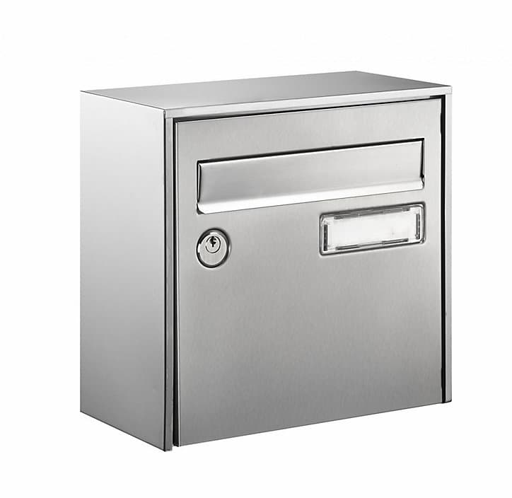 Boîte aux lettres simple face compacte Decayeux Loft inox