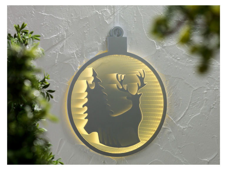 Kerstdecoratie met verlichting