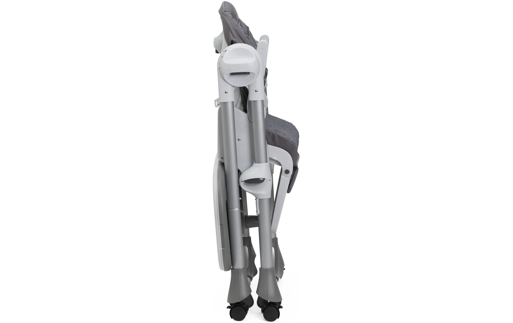 Hochstuhl Polly Easy Grey Melange<br>Perfekter Kinderhochstuhl für die Mahlzeit