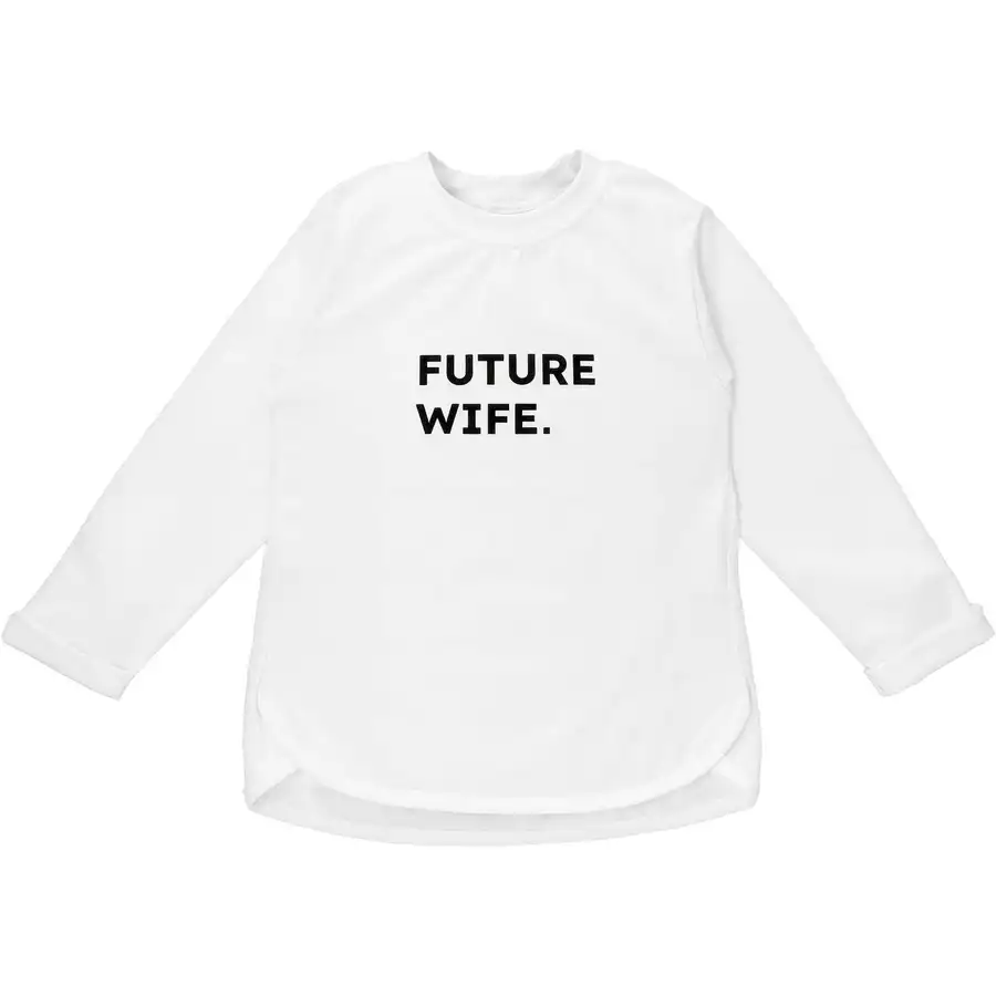 Baby Sweets Shirt Langarm Grüße, Gemüse by Maria König weiß