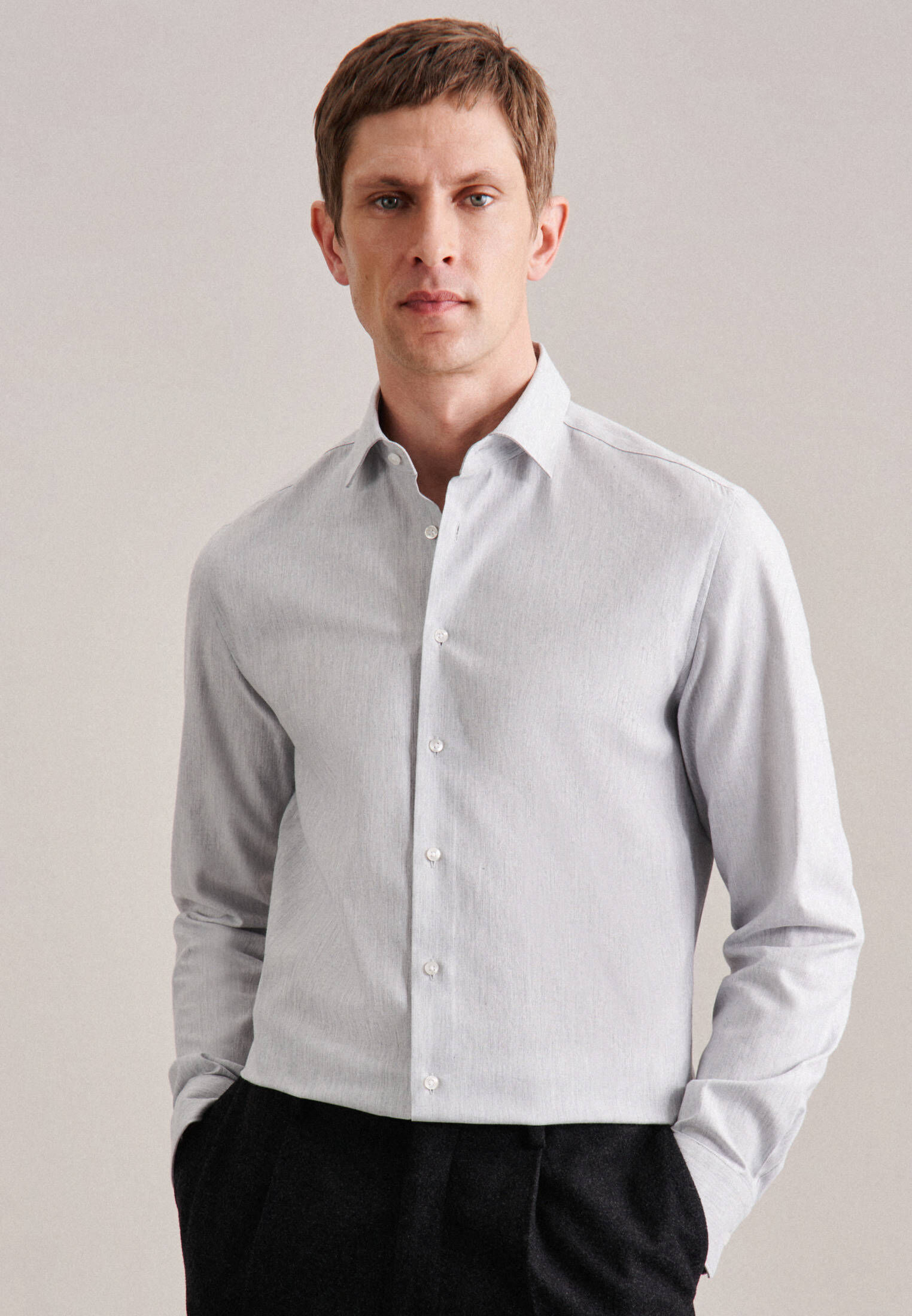 Seidensticker| Herren Flanellhemd X-Slim